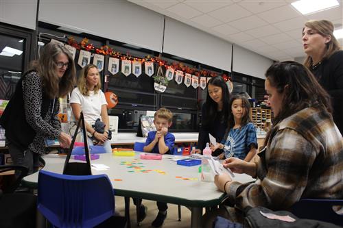 Group in classroom